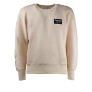 Alexander McQueen Ikonisk Felpa Sweatshirt Beige, Herr