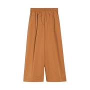 Max Mara Weekend Terrakotta Bomullsbyxor Brown, Dam