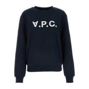 A.p.c. Midnight Blue Sweatshirt Blue, Dam