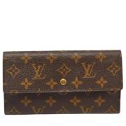 Louis Vuitton Vintage Pre-owned Belagd canvas plnbcker Brown, Dam