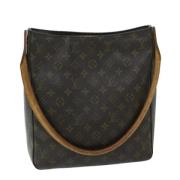 Louis Vuitton Vintage Pre-owned Canvas handvskor Brown, Dam