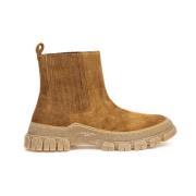 Max Mara Weekend Mocka Ankelboots Genepi Beige, Dam