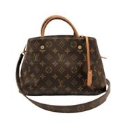 Louis Vuitton Vintage Pre-owned Canvas louis-vuitton-vskor Brown, Dam