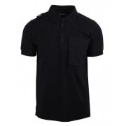 Ma.strum Cargo Pocket Polo Shirt Black, Herr