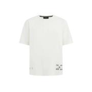 Belstaff Centenary Applique Label Tee White, Herr