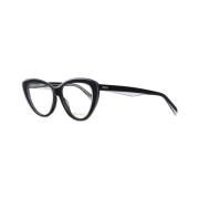 Emilio Pucci Svart Stiliga Optiska Ramar Black, Dam