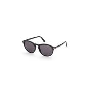 Tom Ford Blank Svart Solglasögon Ft0904 Modell Black, Unisex