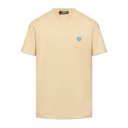 Versace T-shirt med logotyp Beige, Herr