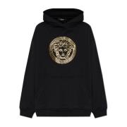 Versace Oversize huvtröja Black, Dam