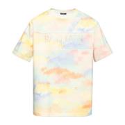 Balmain T-shirt med logotyp Multicolor, Herr