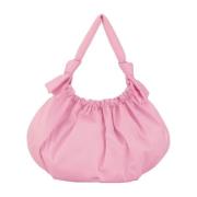 Ganni Modern Stor Hobo-väska Pink, Dam