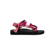 Arizona Love Handgjorda Hallon Trekky Sandaler Multicolor, Dam