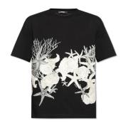 Versace T-shirt med logotyp Black, Herr