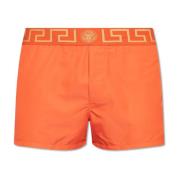 Versace Badshorts med logotyp Orange, Herr