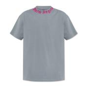 Palm Angels T-shirt med logotyp Gray, Herr