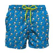 MC2 Saint Barth Snoopy Padel Mini Badshorts Multicolor, Herr