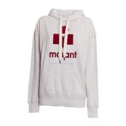 Isabel Marant Étoile Ecrù Röd Sweatshirts Aw23 Gray, Dam