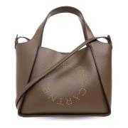 Stella McCartney Brun Logo Crossbody Väska Brown, Dam