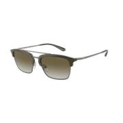 Emporio Armani Grön Gradient Solglasögon Ea4228 30038E Green, Unisex