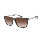 Emporio Armani Brun Gradient Solglasögon Ea4150 Modell Brown, Dam