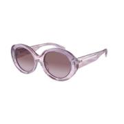 Emporio Armani Rosa Violeta Degradado Solglasögon Pink, Dam