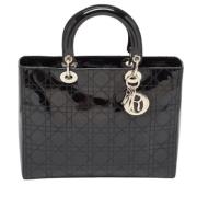 Dior Vintage Pre-owned Laeder totevskor Black, Dam