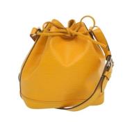 Louis Vuitton Vintage Pre-owned Laeder axelremsvskor Yellow, Dam