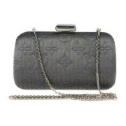 Louis Vuitton Vintage Pre-owned Tyg kuvertvskor Gray, Dam