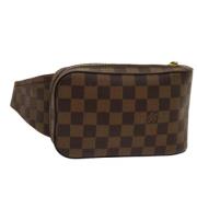 Louis Vuitton Vintage Pre-owned Canvas axelremsvskor Brown, Dam