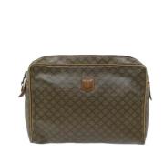 Celine Vintage Pre-owned Canvas kuvertvskor Brown, Dam