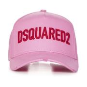 Dsquared2 Rosa Baseballkeps Stiligt Logobroderi Pink, Dam