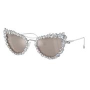 Swarovski Kristall Dekorativa Solglasögon Sk7011 4001Ap Gray, Dam