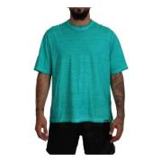 Dsquared2 Ljusgrön Bomull Linne T-shirt Green, Herr