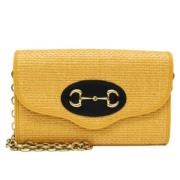 Gucci Vintage Pre-owned Laeder gucci-vskor Yellow, Dam