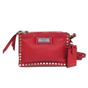 Prada Vintage Pre-owned Laeder prada-vskor Red, Dam