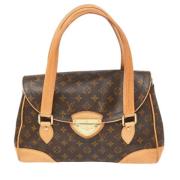 Louis Vuitton Vintage Pre-owned Laeder handvskor Brown, Dam