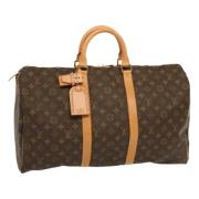 Louis Vuitton Vintage Pre-owned Canvas louis-vuitton-vskor Brown, Dam