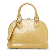 Louis Vuitton Vintage Pre-owned Laeder handvskor Yellow, Dam