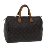 Louis Vuitton Vintage Pre-owned Canvas louis-vuitton-vskor Brown, Dam