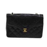 Chanel Vintage Pre-owned Laeder chanel-vskor Black, Dam