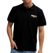 Love Moschino Svart Polo Skjorta Klassisk Stil Black, Herr