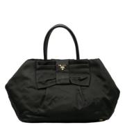 Prada Vintage Pre-owned Tyg prada-vskor Black, Dam