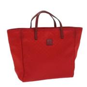 Gucci Vintage Pre-owned Canvas totevskor Red, Dam