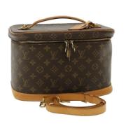 Louis Vuitton Vintage Pre-owned Canvas handvskor Brown, Dam