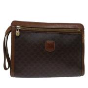 Celine Vintage Pre-owned Laeder kuvertvskor Brown, Dam