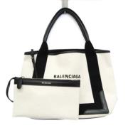 Balenciaga Vintage Pre-owned Canvas totevskor White, Dam