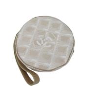 Chanel Vintage Pre-owned Laeder kuvertvskor Beige, Dam