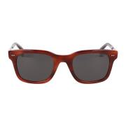 Armani Fyrkantig Ram Solglasögon AR 8138 Brown, Unisex