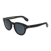 Oliver Peoples Runda Acetat Solglasögon OV 5413Su Black, Unisex