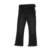 Monnalisa Stiliga Trombetta Jeans Black, Herr